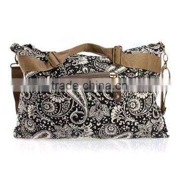 Vintage Women Canvas Leather Satchel Messenger Shoulder Handbag Shopper Bag Tote photo-5