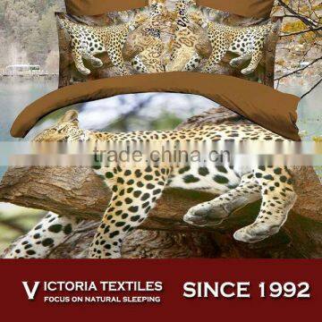 leopard 3d printed bed in bag 4 piece bedding comforter sets