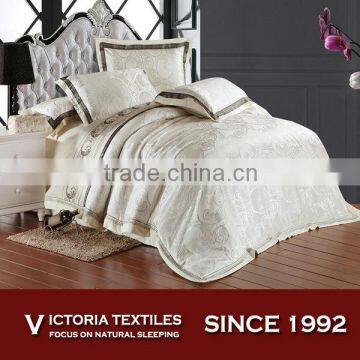 white color luxury bedding sheets silk sheet set for master bedroom