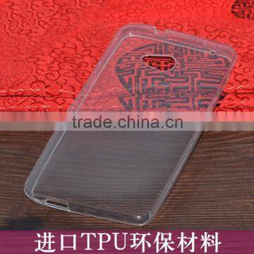 Ultra Thin 0.3mm Clear Transparent Soft Silicone TPU For HTC m7 Case photo-2