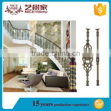 Luxury Wrought Iron Stair Railing / Decorative House Iron Stair Railing Design photo-6