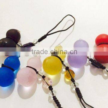 Custom Coloured Glaze Pendant / Azure Stone Pendant photo-2