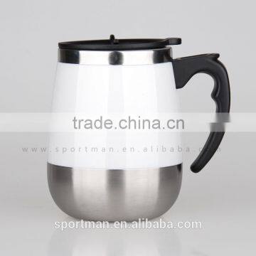 16oz Reliable Quality Blue Coffee Mug Hot China Product Auto Travel Tea Mug Assorted Color Wholesale Water Cup photo-3