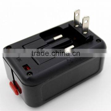 Worldwide Travel Adapter Two USB Ports Universal World Wide All-in-one Safety Travel Charger Wall Charger Adapter Plug photo-5