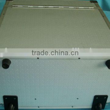 Silver aluminum stripe panel luggage briefcase,case carry luggage,luggage trolley case