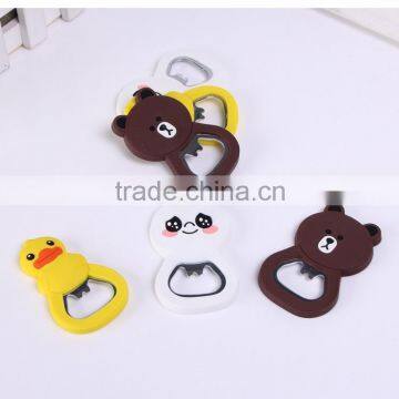 customized soft pvc beer bottle opener