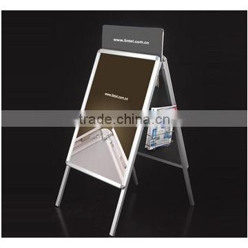 hot and cheap aluminum poster standing