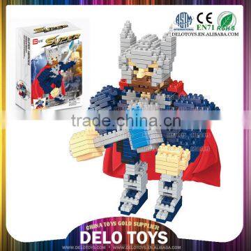 wholesale toy from china plastic building enlighten brick toys Raytheon Thor diamond blocks play set DE0260100