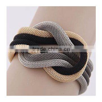 Party supply metal weave fashion bracelets