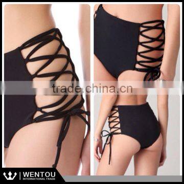 Sexy Black Stripe Bikini Bottom