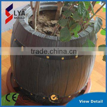 Imitation Wood Flower Barrels ABS Material Mould photo-3
