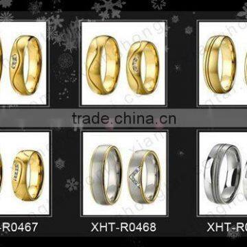 High quality new design gold finger ring from china factory