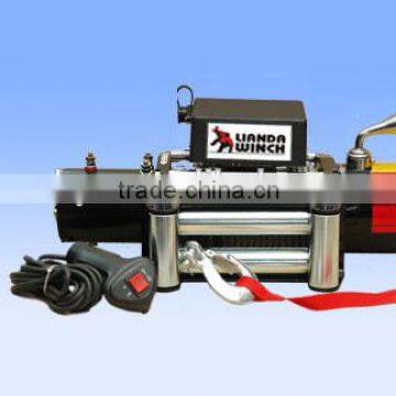 LD10000 Power Cable Winch 12v, roller fairlead, handheld remote