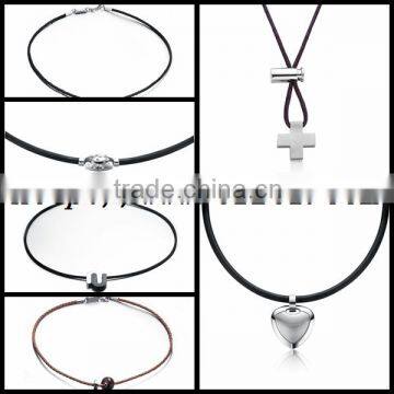 Bio health jewelry,leather jewelry