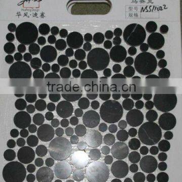 black marble mosaic