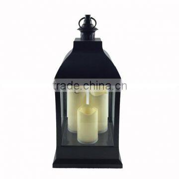 Plastic Candle Holder Lantern With Led Candles photo-2