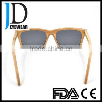 2016 Rectangle Women Mens Cool Natural Wood Rectangle Wooden Sunglasses
