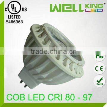 UL CE RoHS FCC 3w 4w 5w 6w 7w MR16 COB gu10 mr14 led spot lamp