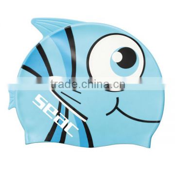 Waterproof funny silicone swimming caps/silicone swim caps