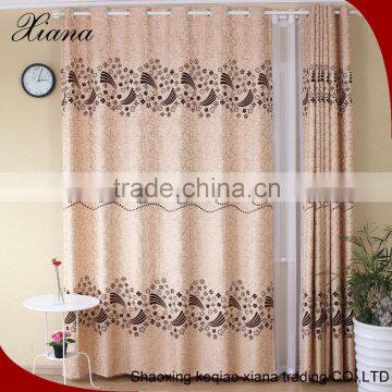 high-grade fast delivery modern flocking fabric curtain