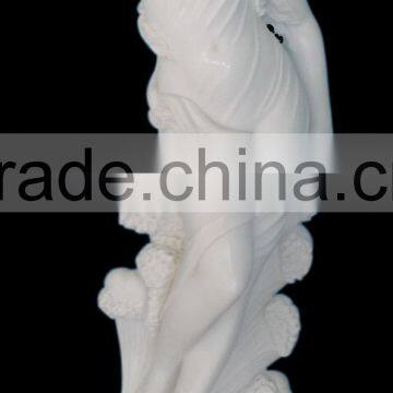 white stone marble statue