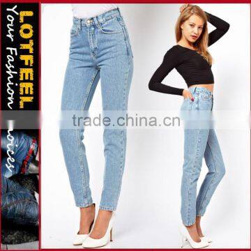 American Short Leg High Waist Jean for women (LOTX138)