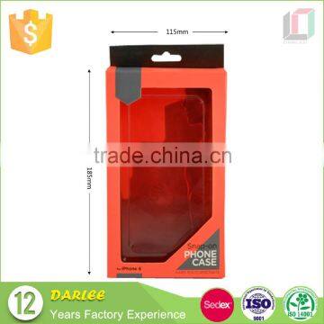 China Unique Recycled Clear Window Paper Packaging Box for Cell Phone Case photo-3