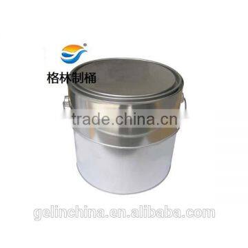 2.5L Round tinplate bucket with metal handle