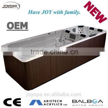 Factory New Design 6 Meter Large Endless Fiberglass Swimming Pool photo-4