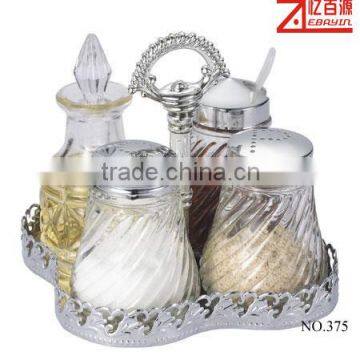 40ml glass Salt set with rack