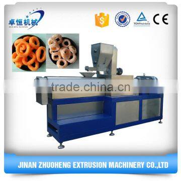 Puffed Extruded rings shape Corn Snack Food Making Machine