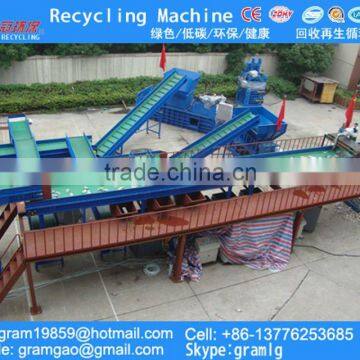 municiple garbage sorting conveyor