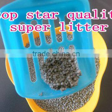 HOT !! 5L and 10L package Tourmaline kitty litter bentonite cat sand OEM