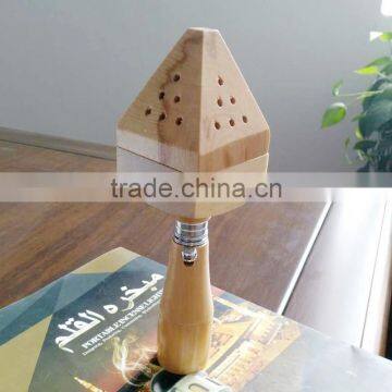 Hot Selling Factory Price Mini Click Wooden Incense Burner,wooden Mabkhara