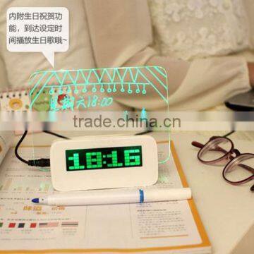 Fancy Digital Projcetor Alarm Clock Led Alarm Clock With Usb Port photo-2