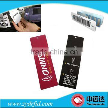 Custom printed hang tag clothing rfid paper card