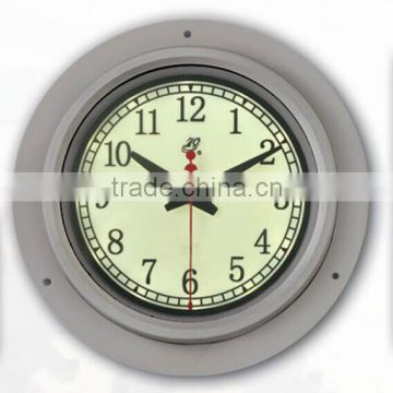 Marine Round Luminous Slave Clock on the Wheel House Control Console