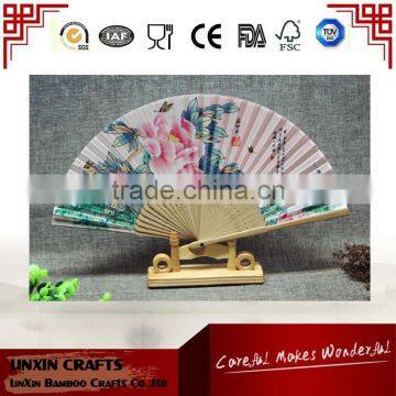 High quality 100% real Chinese silk fan with customized design