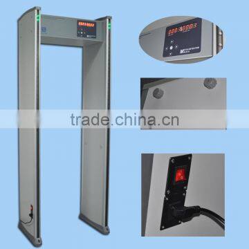 2016 Best fashion walk through metal detector gate with 6 zones.cheap walk through metal detector