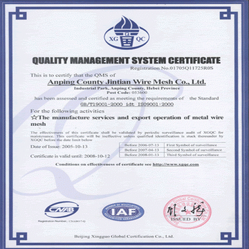ISO Certificate
