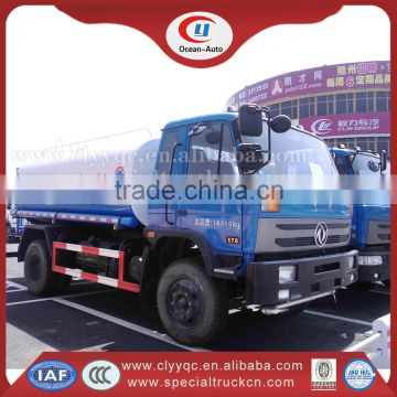 Dongfeng 4X2 water truck 10000 liter water tank truck