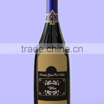 500ML/700ML High-quality Circular Frosting Glass Wine Bottle With Cap photo-3