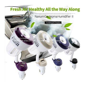 car air purifier usb Air humidifier Aromatherapy Diffuser Car Aroma Diffuser Cool Mist Ultrasonic Humidifier