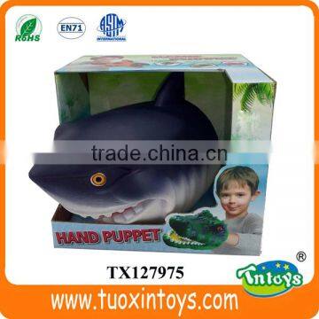 cartoon character fish hand puppet theater