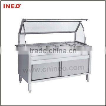 Restaurant Stainless Steel 4 Pans Buffet Bain Marie