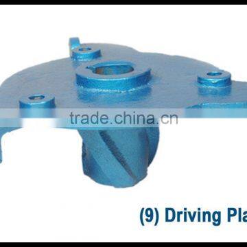 Driving plate for grinding mill