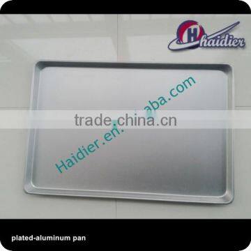 High quality Plated-aluminum no rust flat baking pan baking cake bread bakery tray