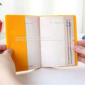 Colorful Case Silicone Protective Passport Cover photo-5