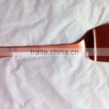 Copper Plated Stainless Steel Big Turner / Cake Turner / Slotted Turner / Kitchen Utensils Turner