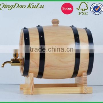 top quality custom made pine wood wooden barrel wholesale,wooden wine barrel